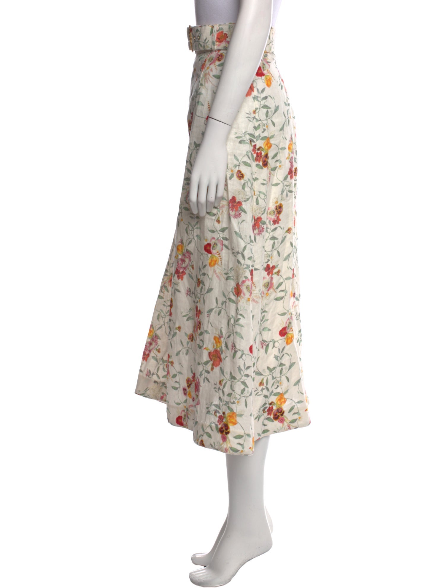 Zimmermann Linen Long Skirt