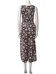 Zimmermann Linen Floral Print Jumpsuit