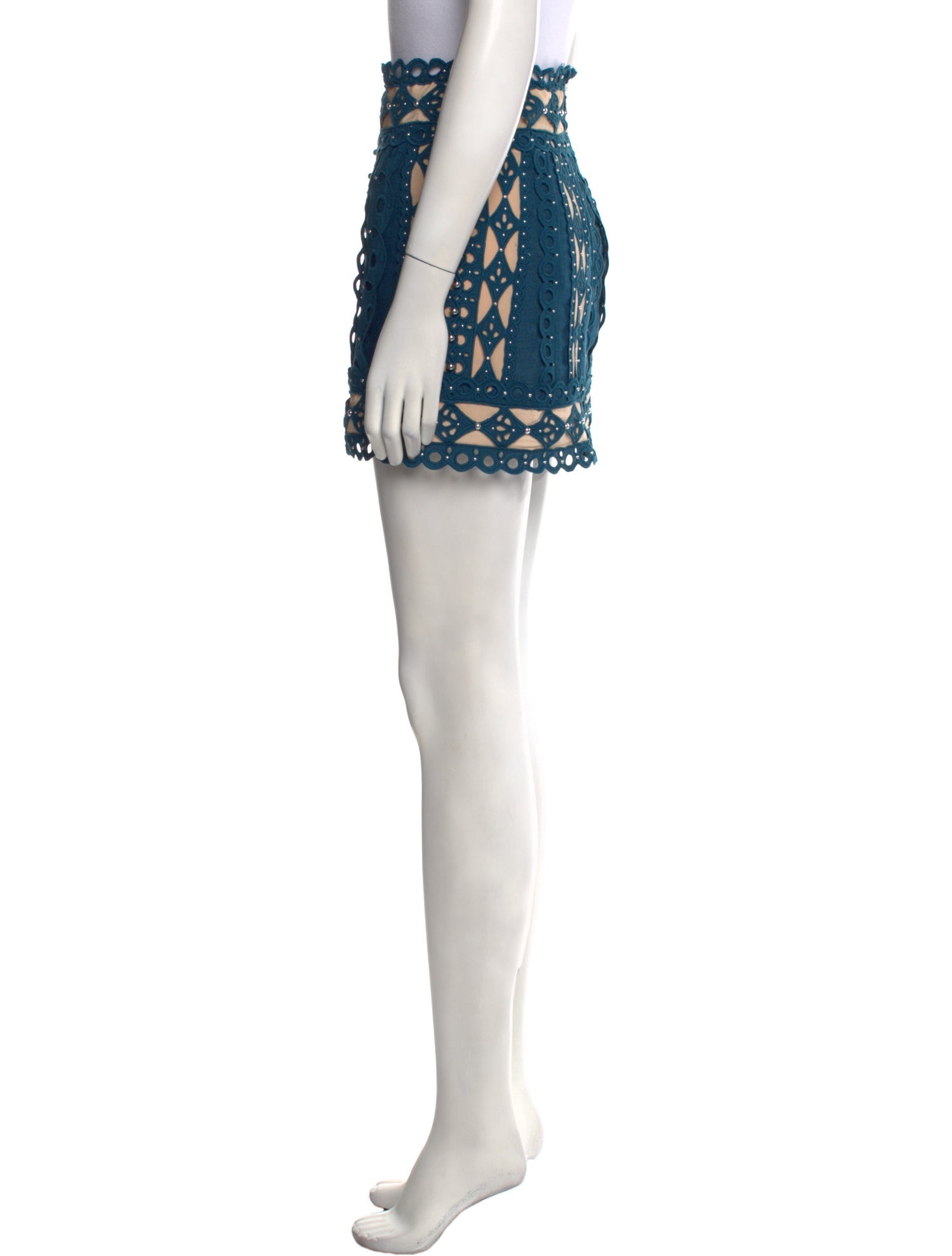 Zimmermann Printed Mini Skirt