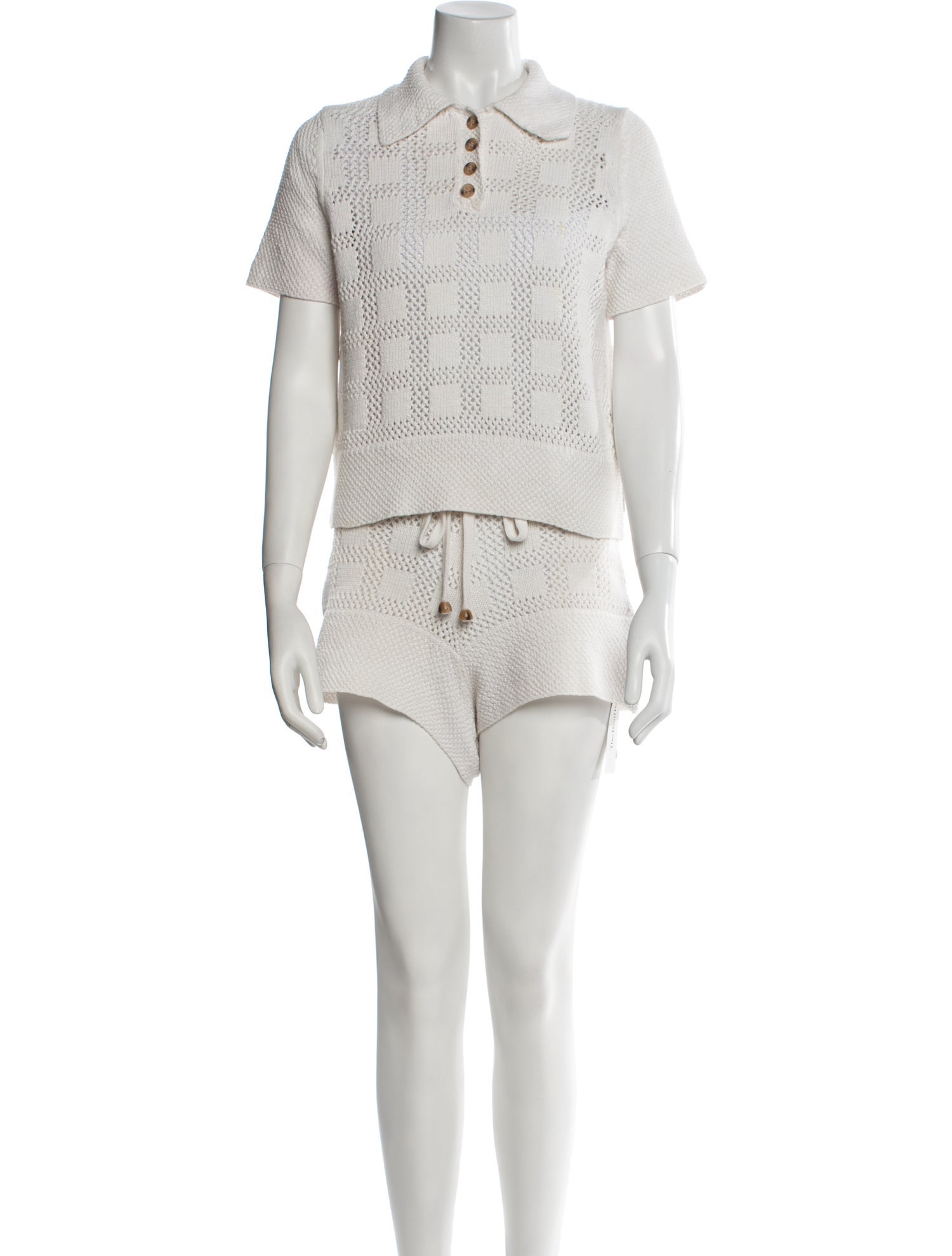 Zimmermann Lace Pattern Short Set