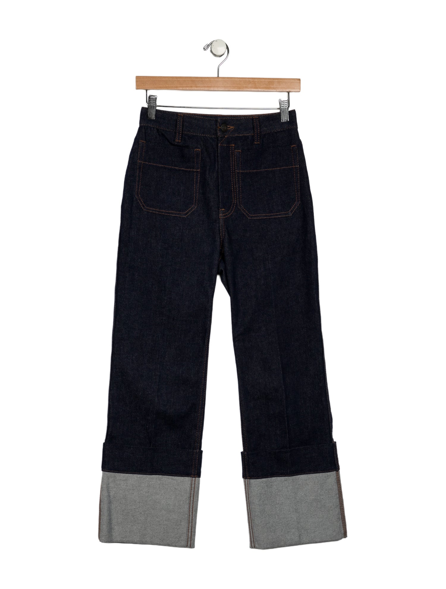 Zimmermann Mid-Rise Straight Leg Jeans