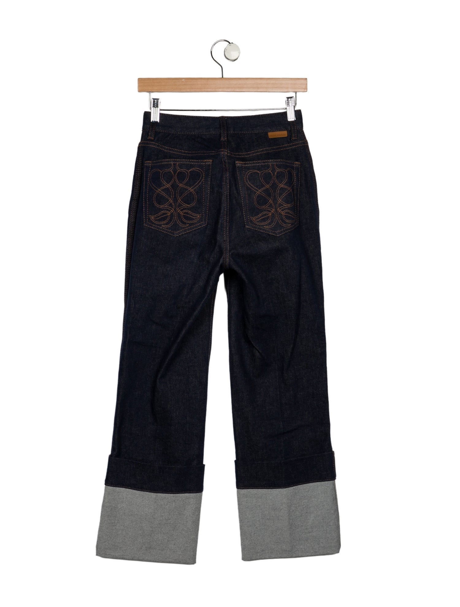 Zimmermann Mid-Rise Straight Leg Jeans