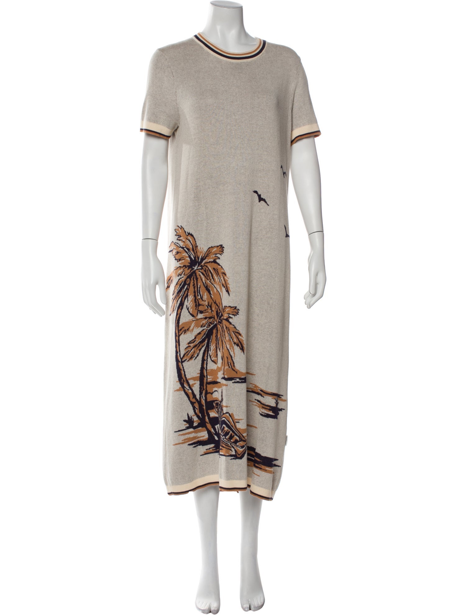 Zimmermann Graphic Print Long Dress