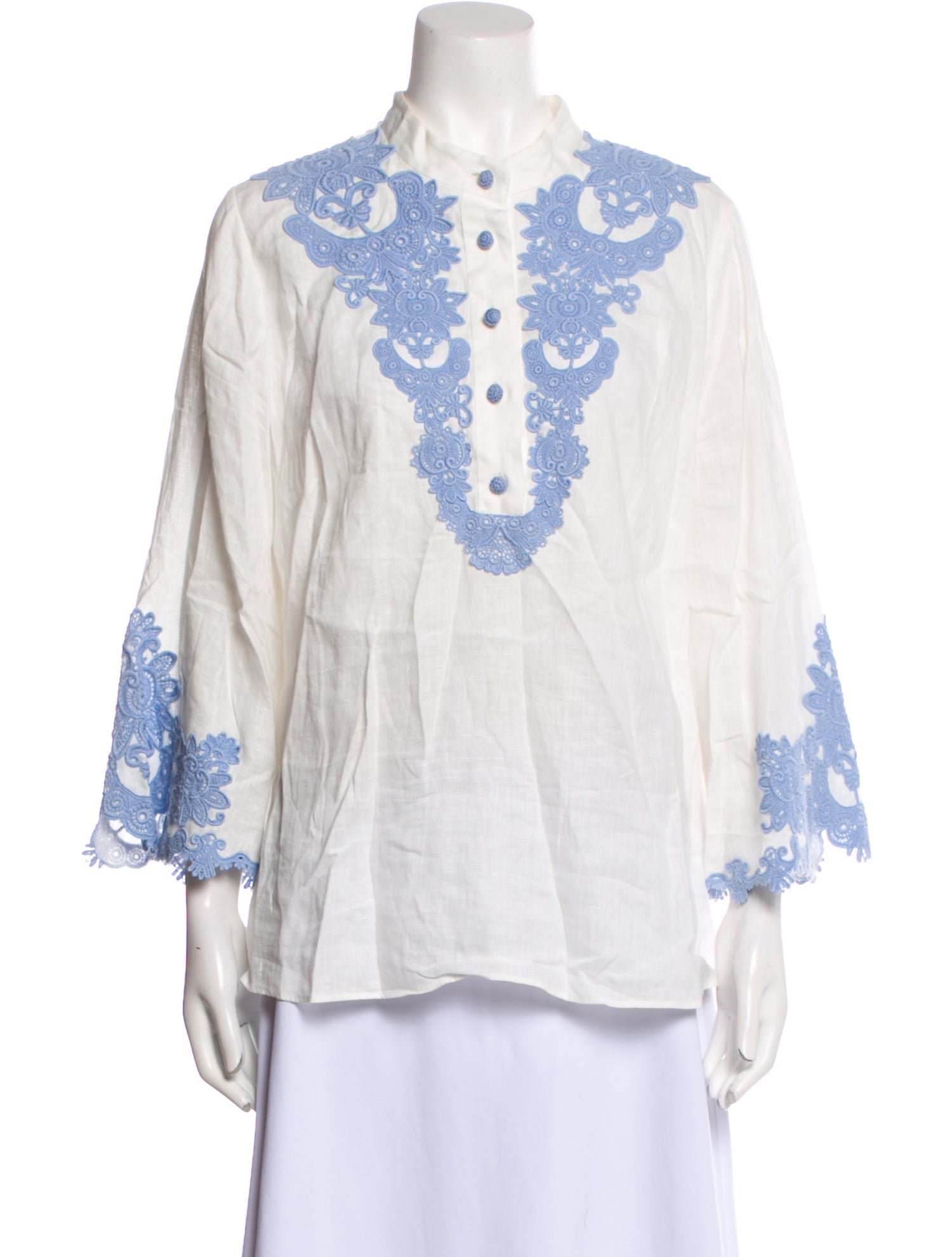 Zimmermann Linen Printed Blouse