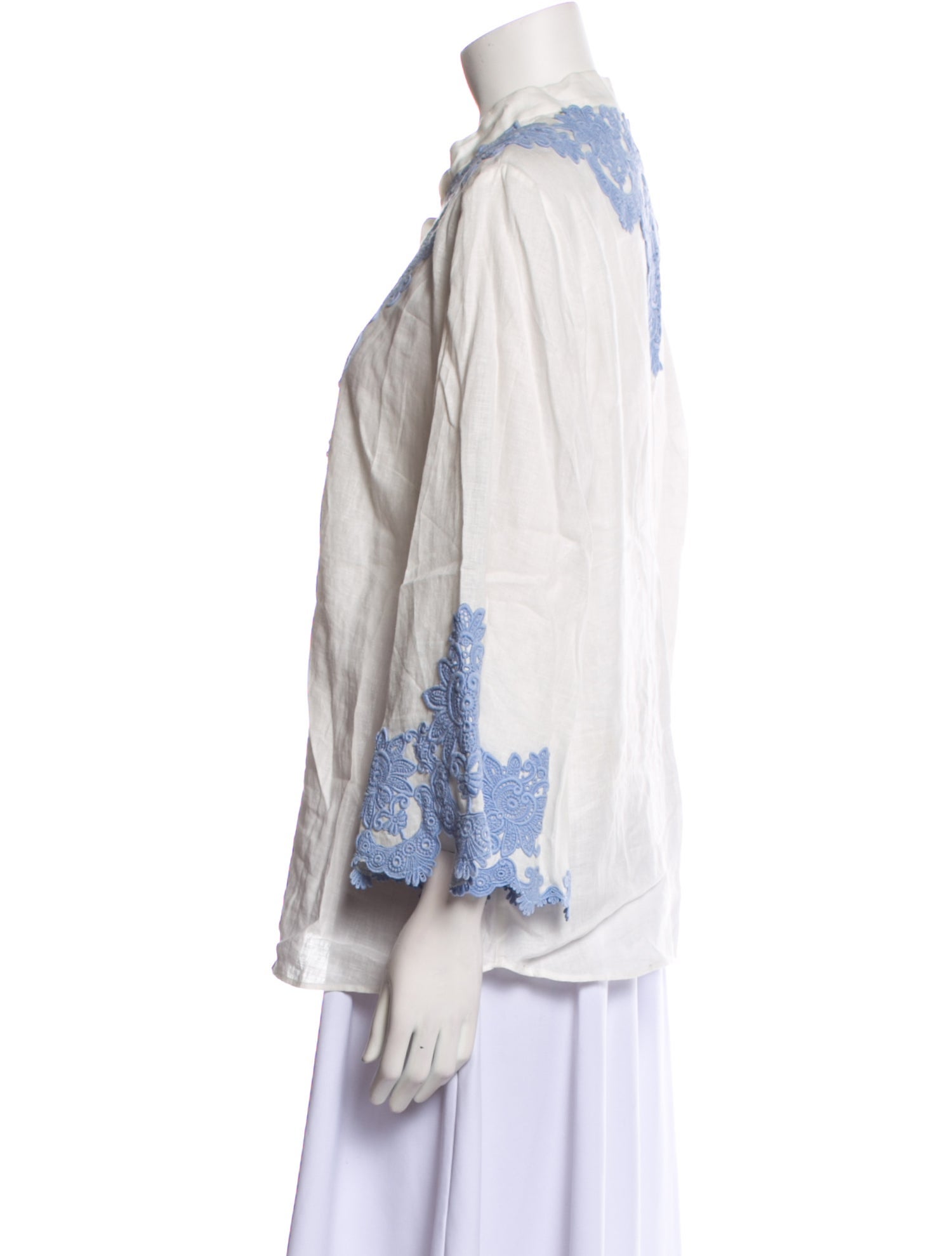 Zimmermann Linen Printed Blouse