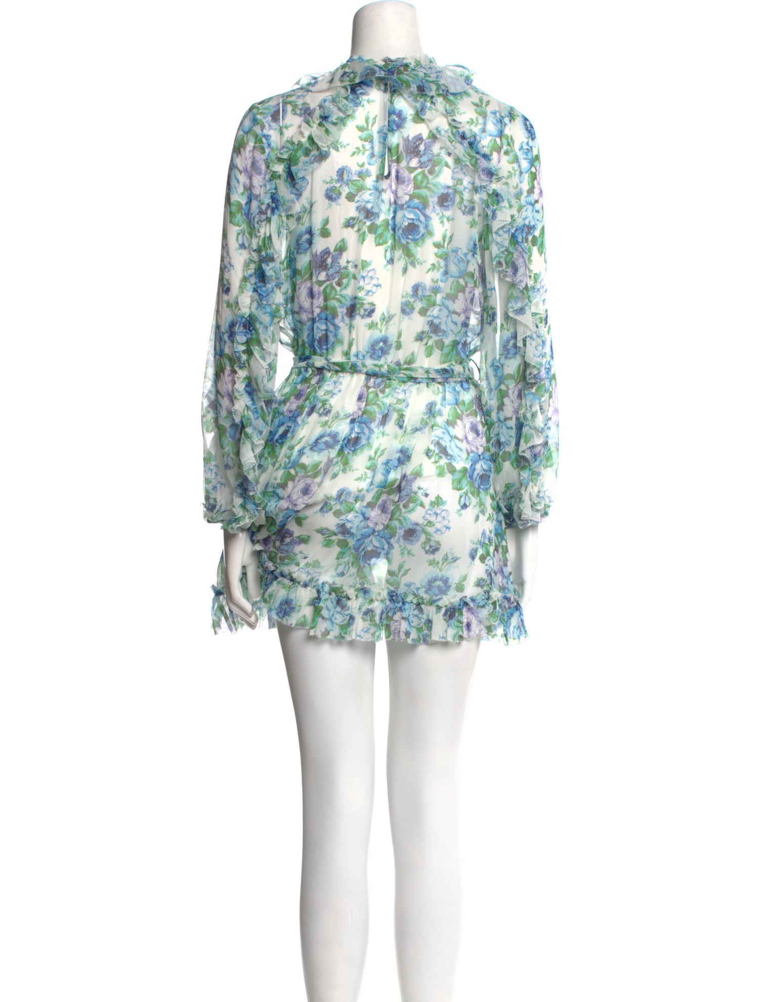 Zimmermann Silk Floral Print Romper
