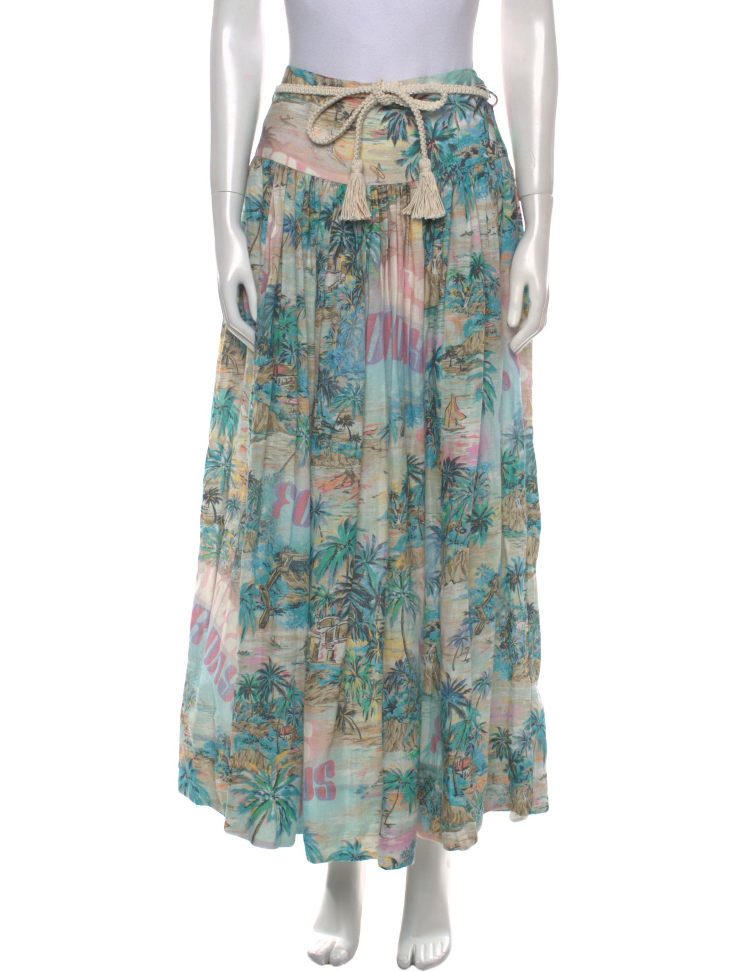 Zimmermann Linen Midi Length Skirt w/ Tags