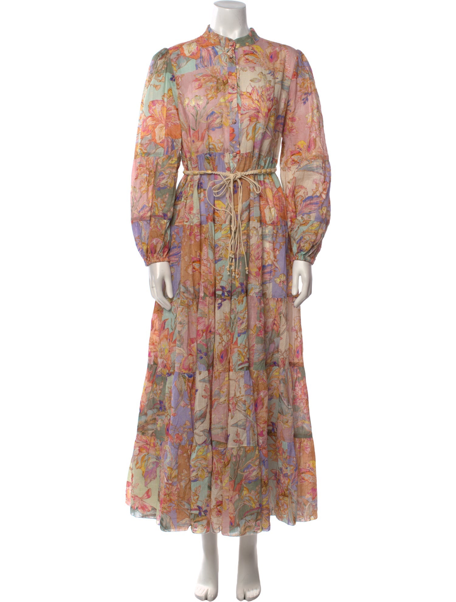 Zimmermann Floral Print Long Dress