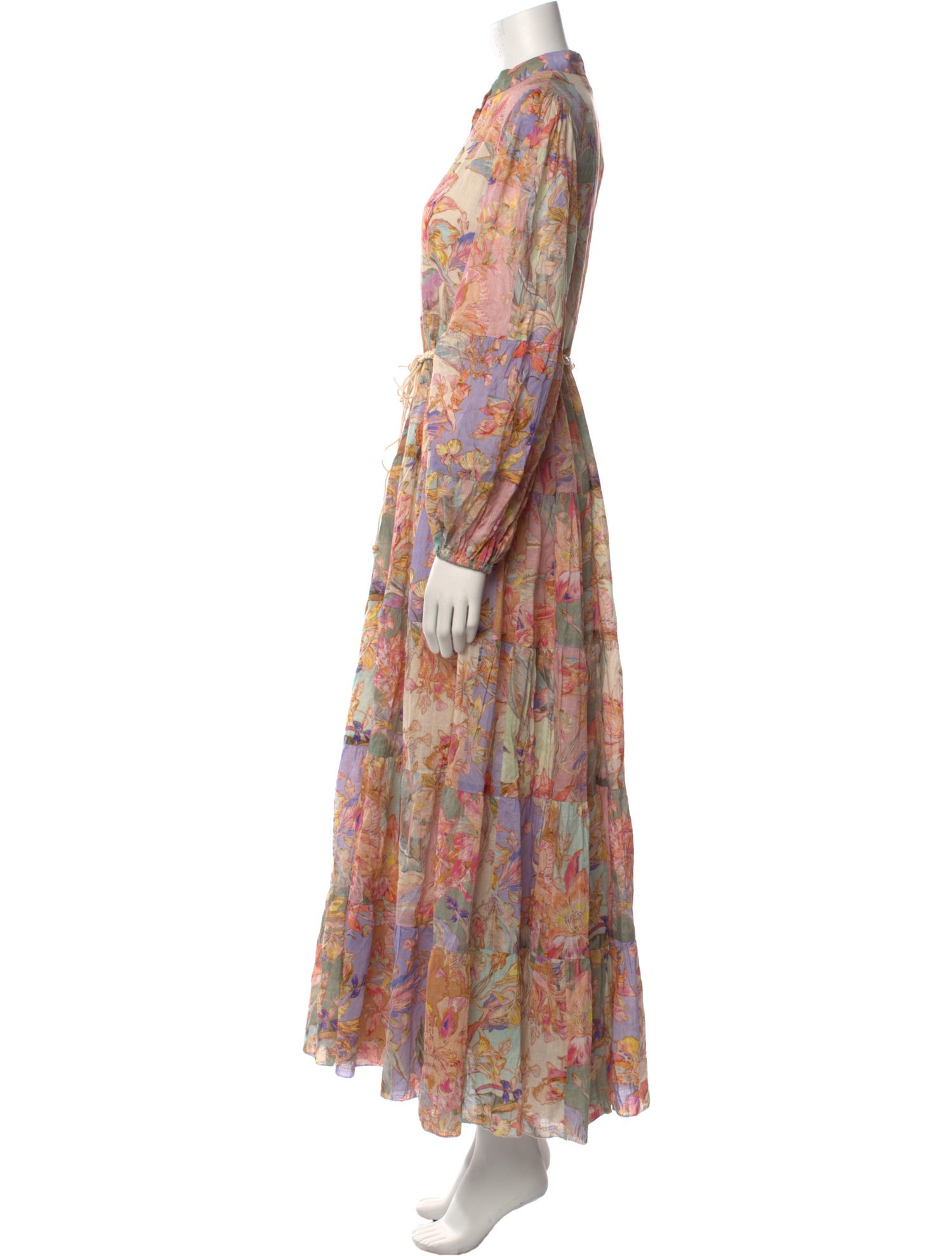 Zimmermann Floral Print Long Dress