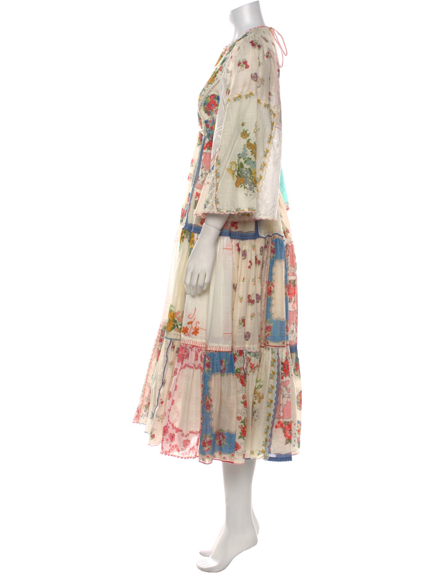 Zimmermann Floral Print Long Dress