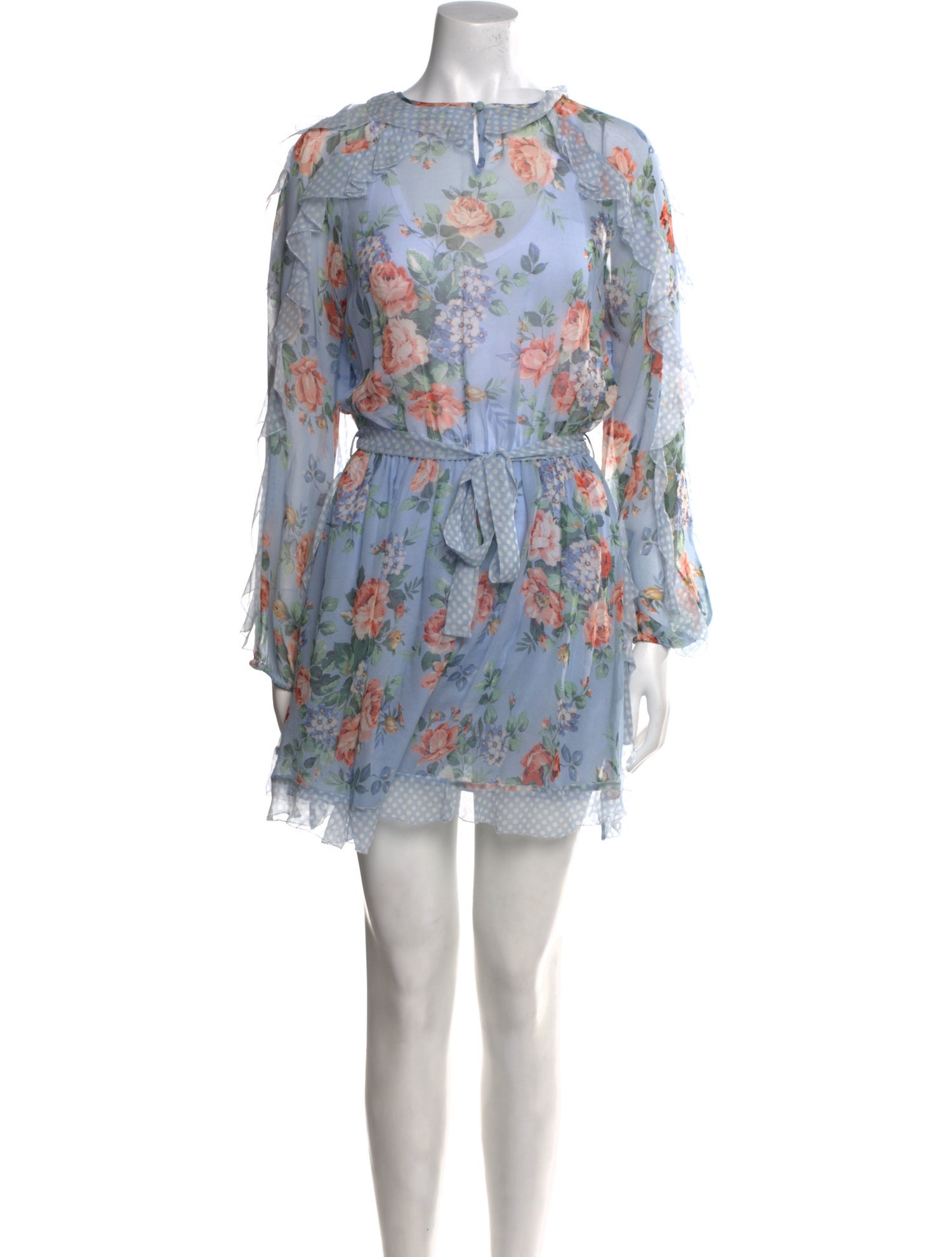 Zimmermann Silk Floral Print Romper