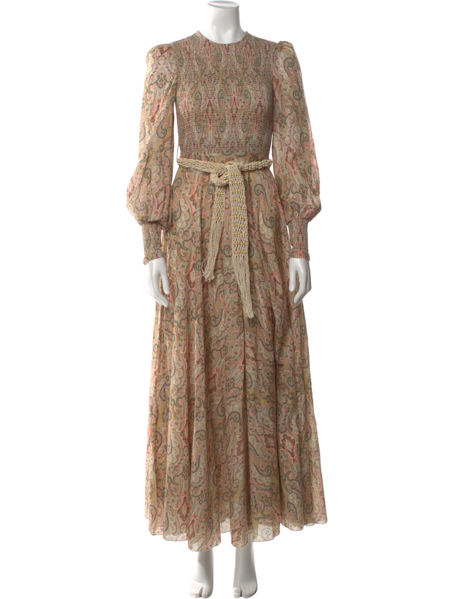 Zimmermann Paisley Print Long Dress