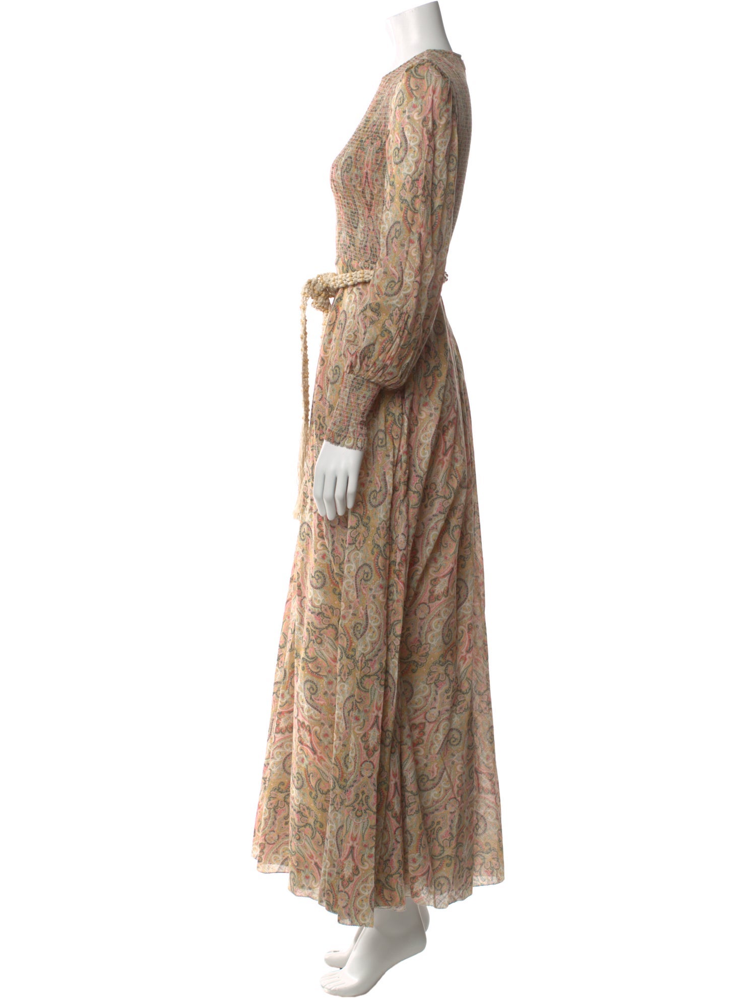 Zimmermann Paisley Print Long Dress