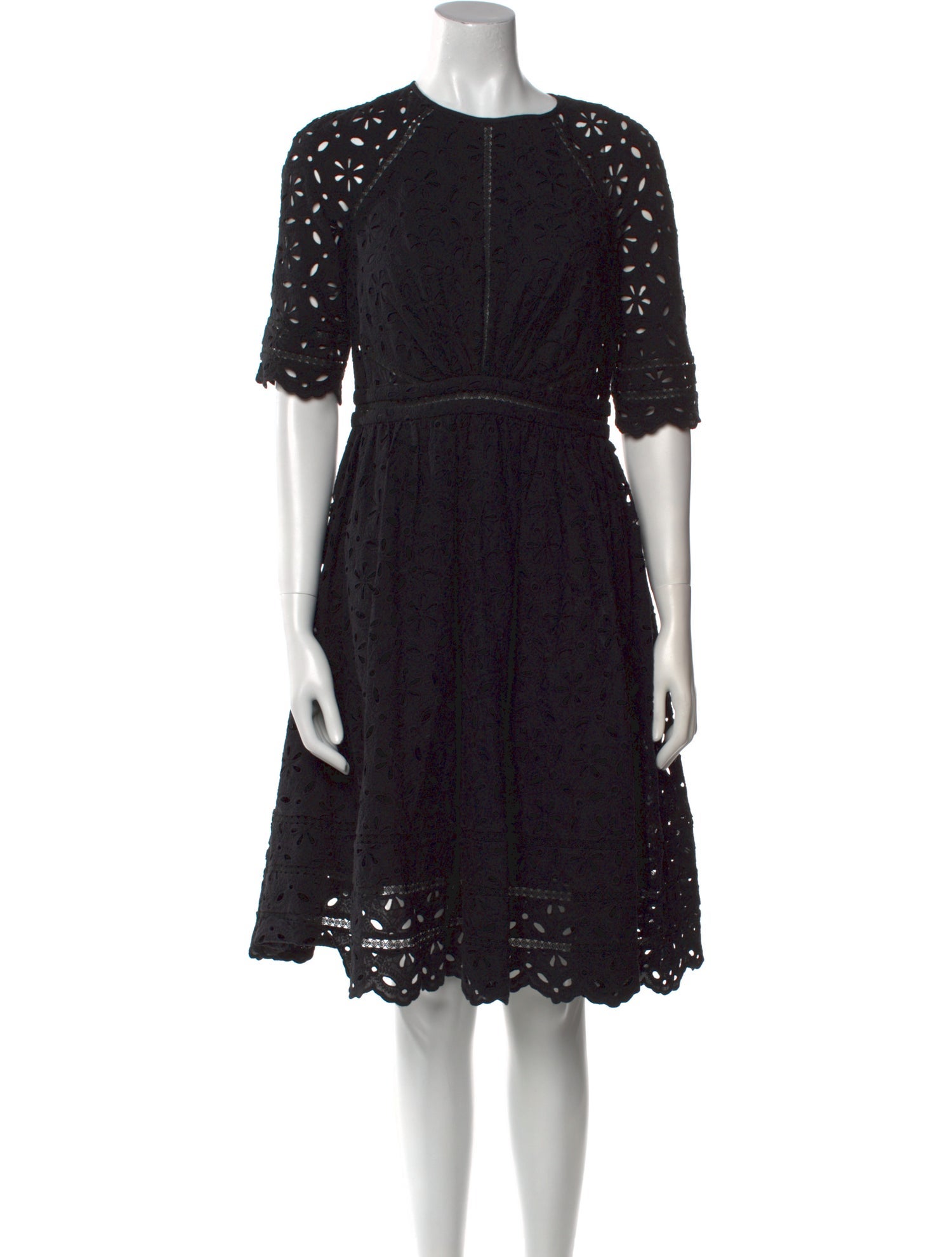 Zimmermann Crew Neck Knee-Length Dress