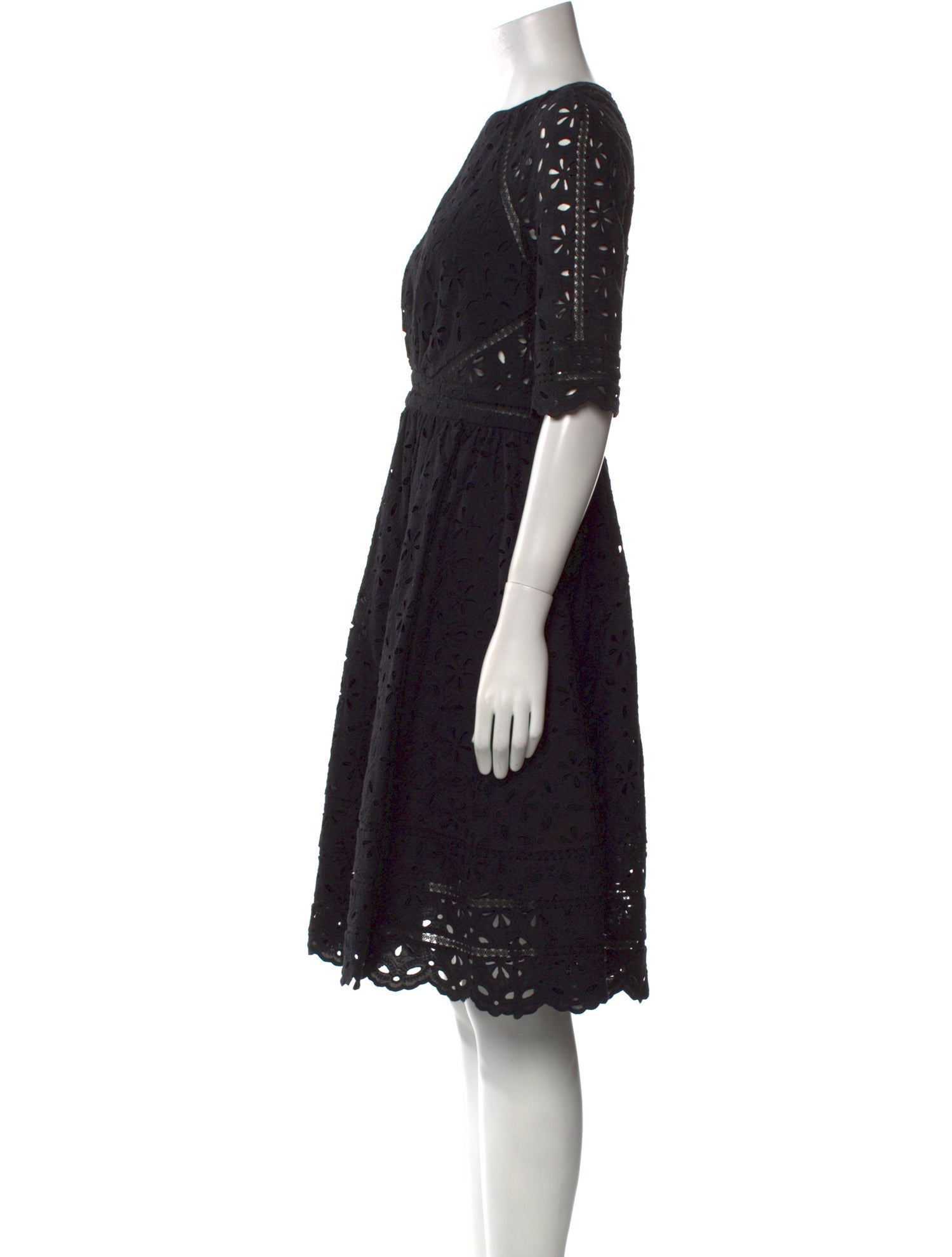 Zimmermann Crew Neck Knee-Length Dress