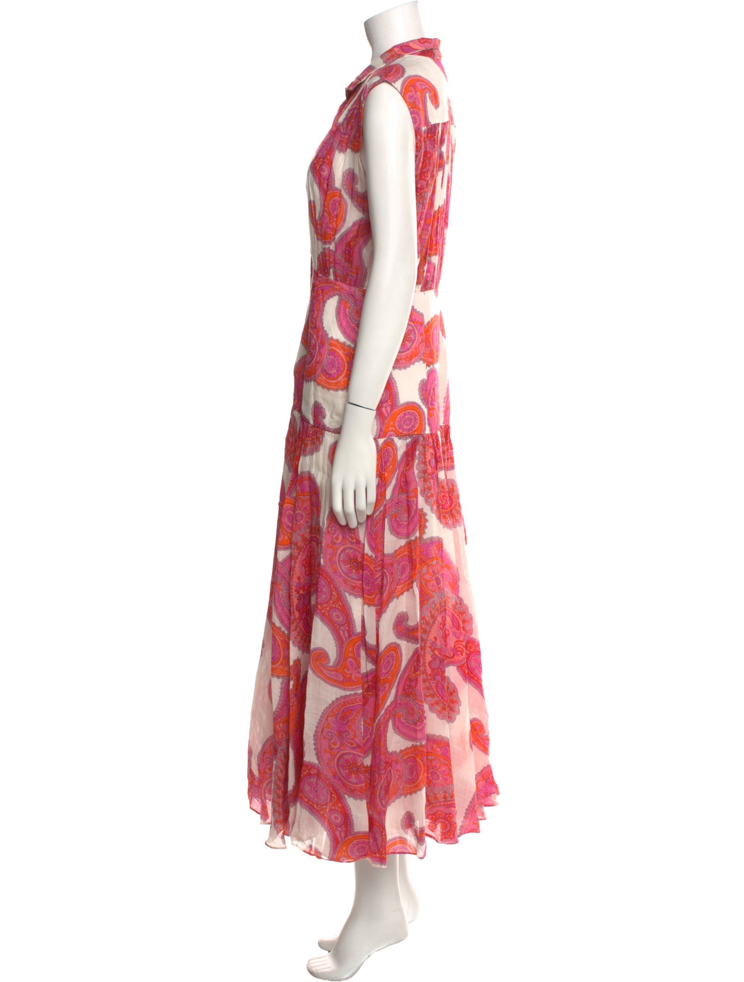 Zimmermann Paisley Print Long Dress