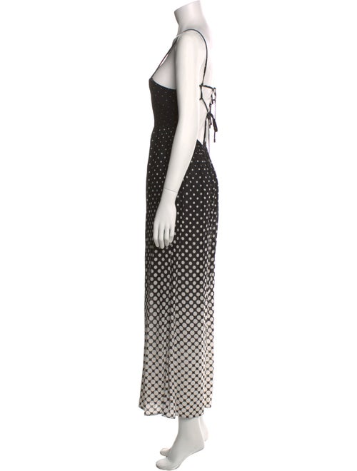 Zimmermann Polka Dot Print Square Neckline Jumpsuit