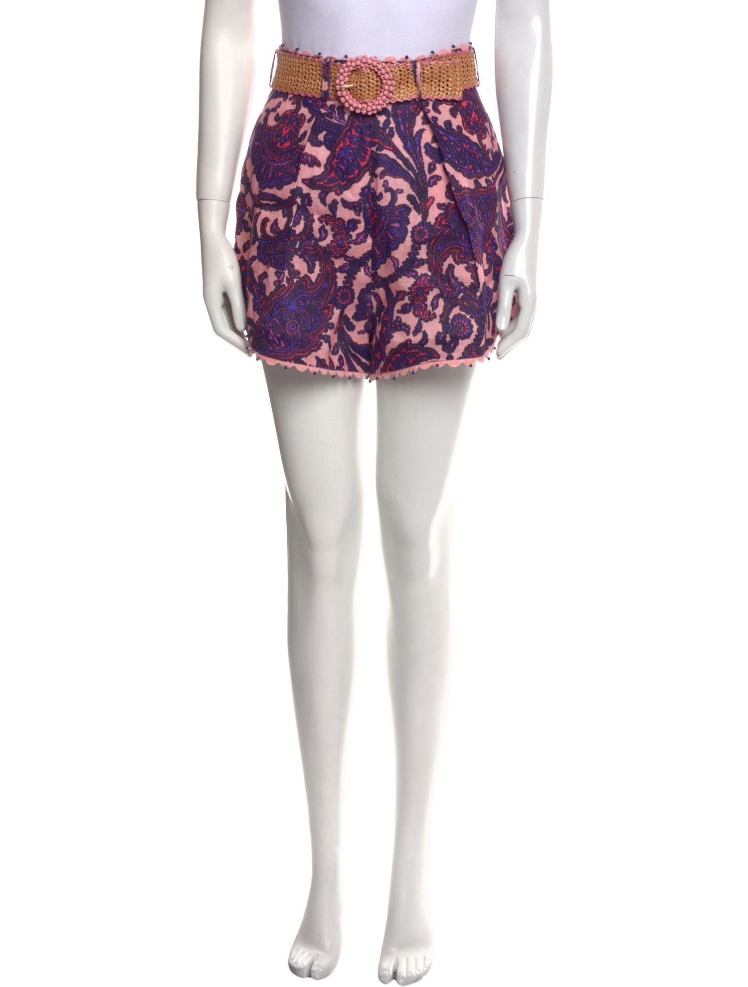 Zimmermann Linen Mini Shorts