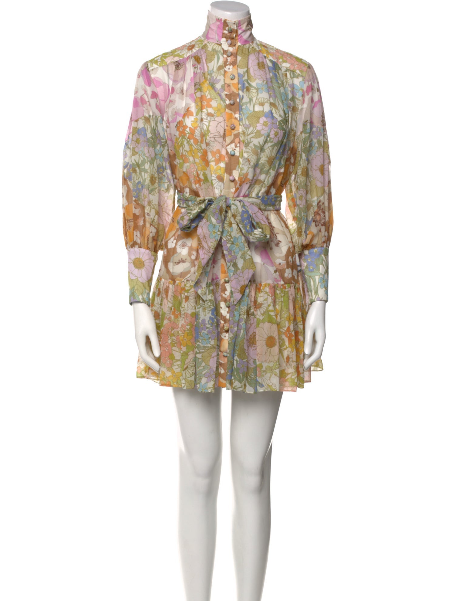 Zimmermann Printed Mini Dress w/ Tags