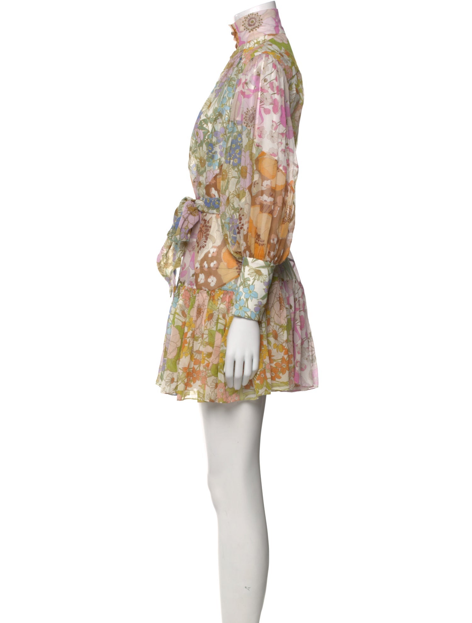 Zimmermann Printed Mini Dress w/ Tags