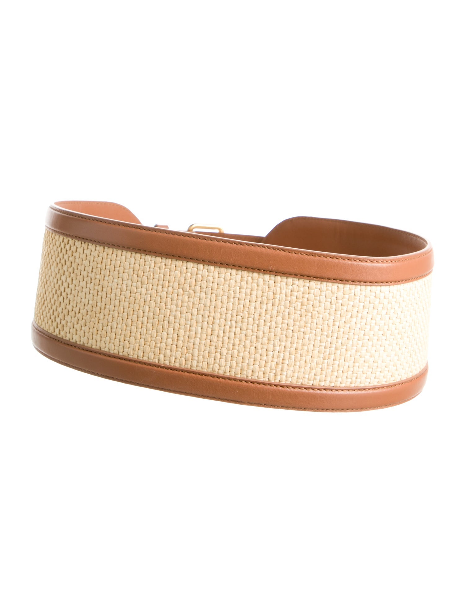 Zimmermann Wide Raffia Waist Belt