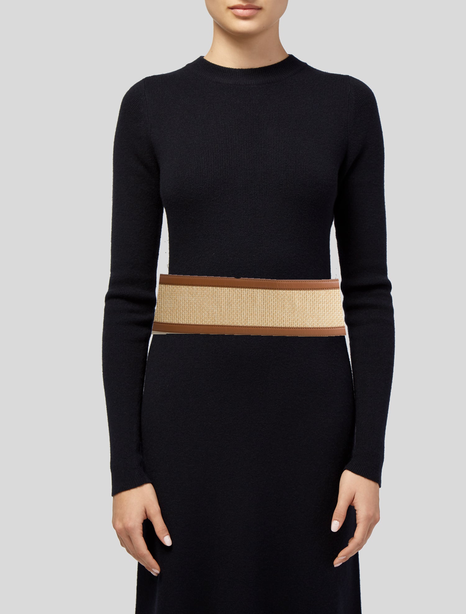 Zimmermann Wide Raffia Waist Belt