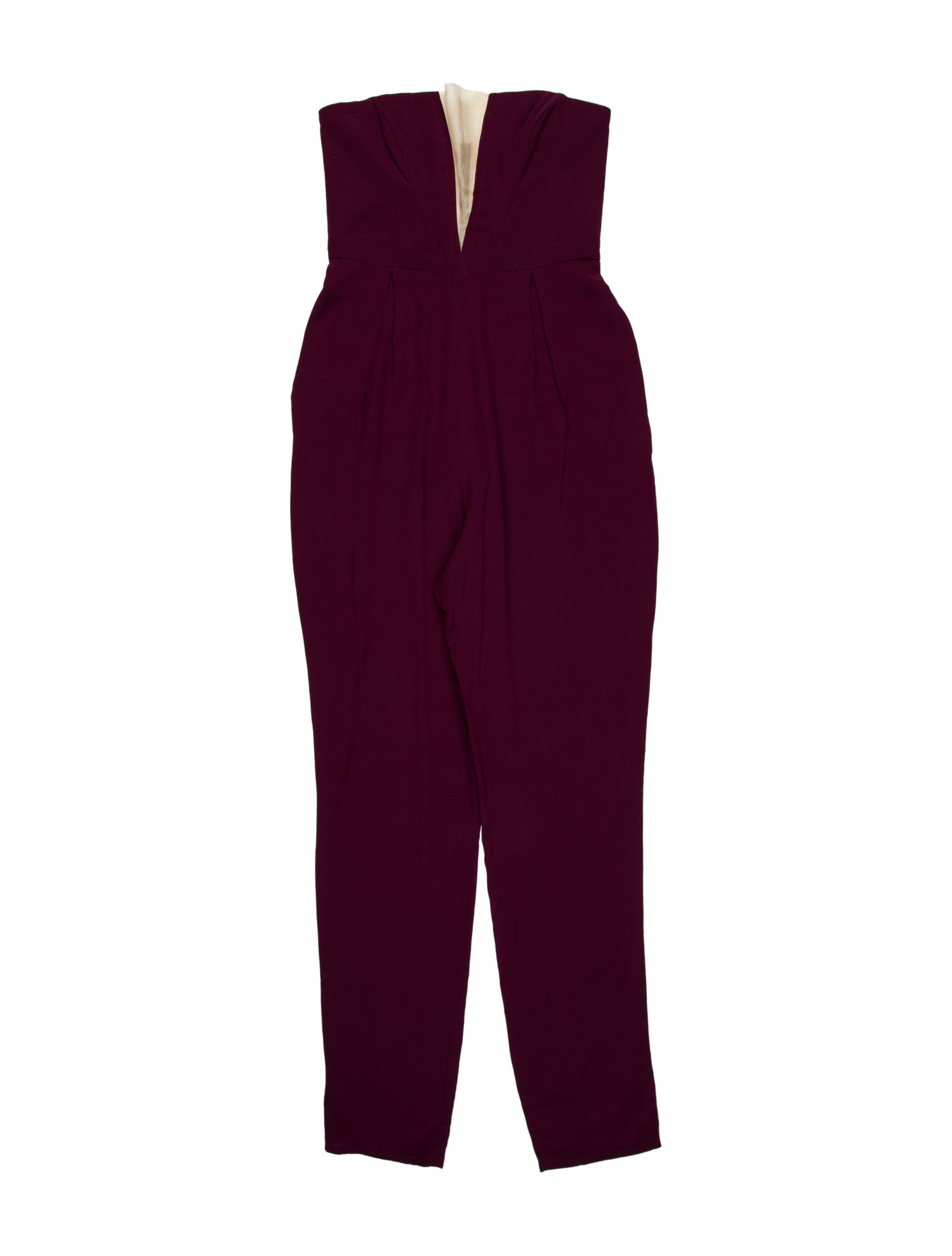 Zimmermann Silk Strapless Jumpsuit