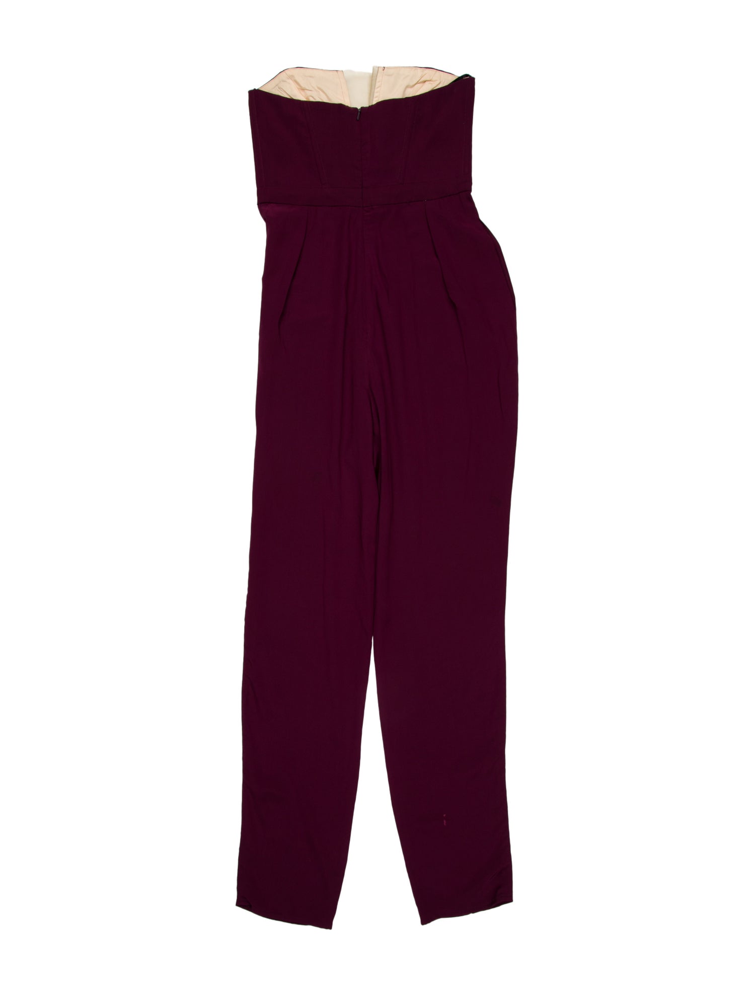 Zimmermann Silk Strapless Jumpsuit
