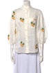 Zimmermann Linen Printed Button-Up Top