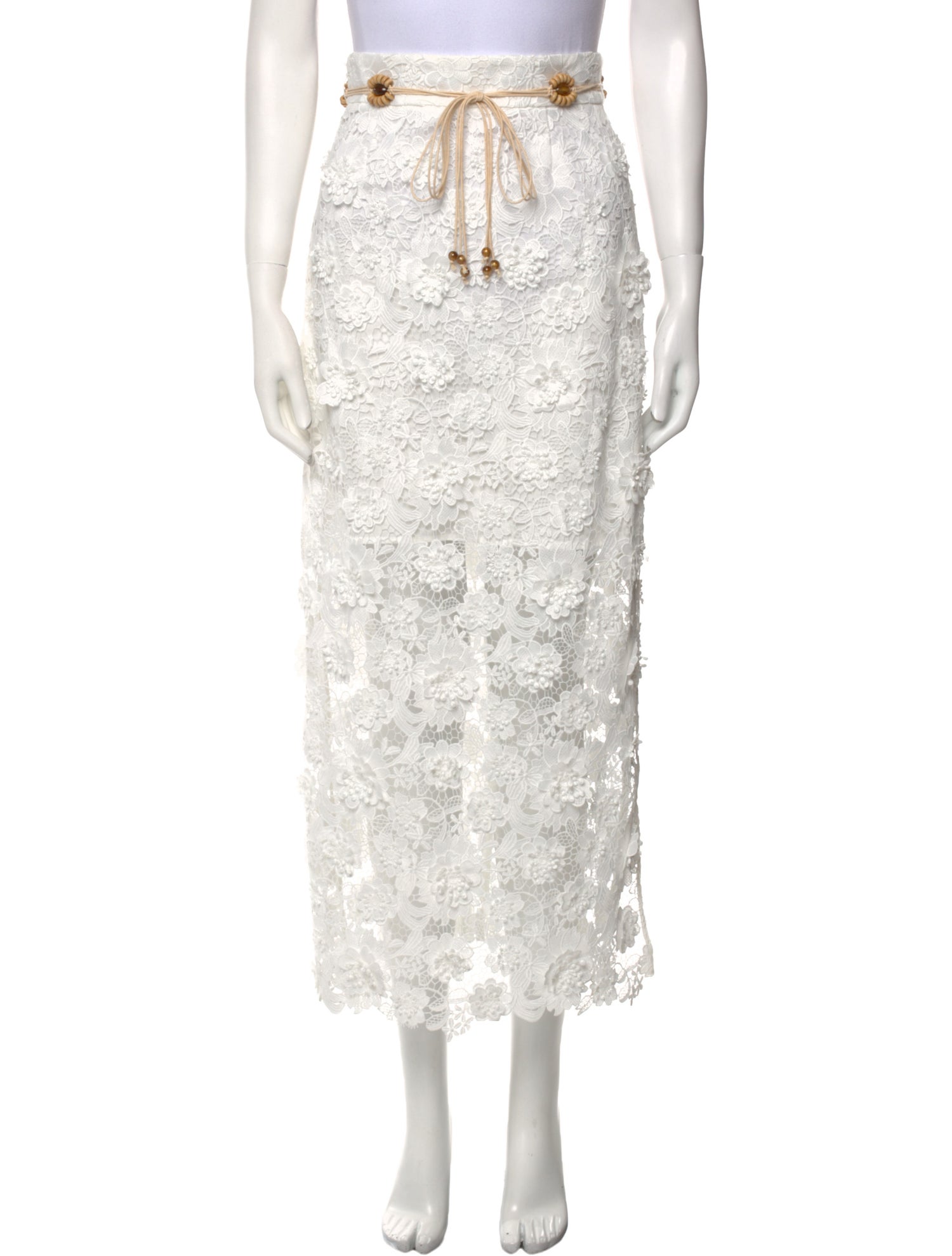 Zimmermann Lace Pattern Midi Length Skirt w/ Tags