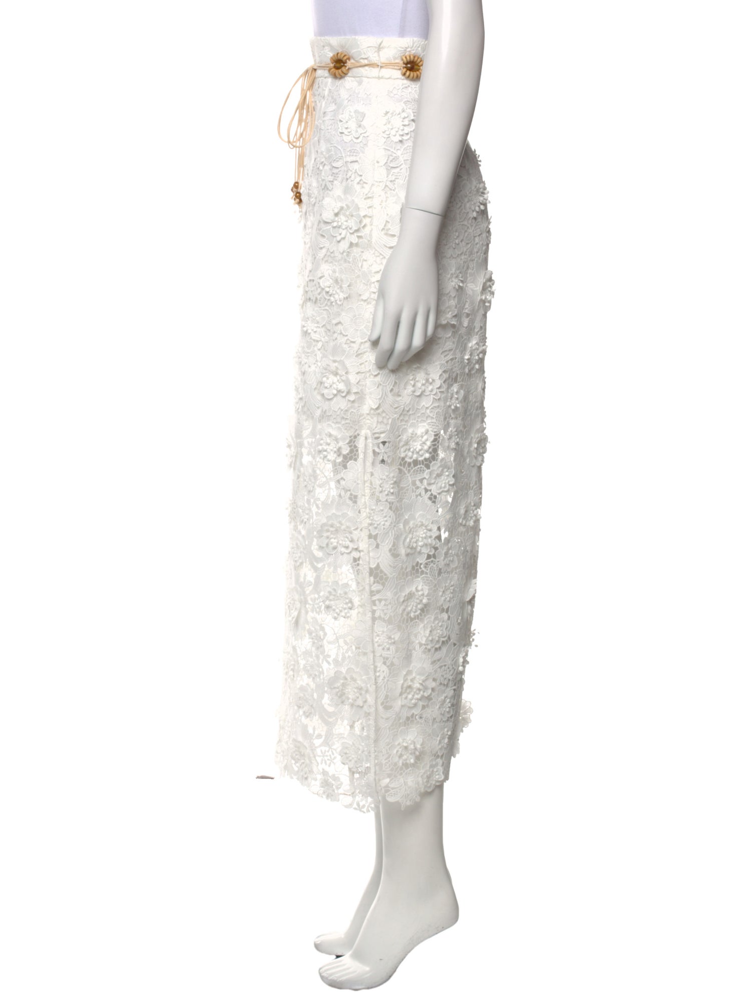 Zimmermann Lace Pattern Midi Length Skirt w/ Tags