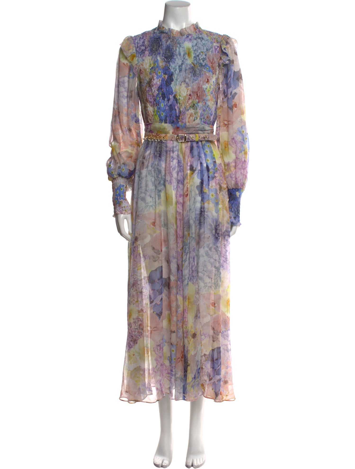 Zimmermann Floral Print Long Dress