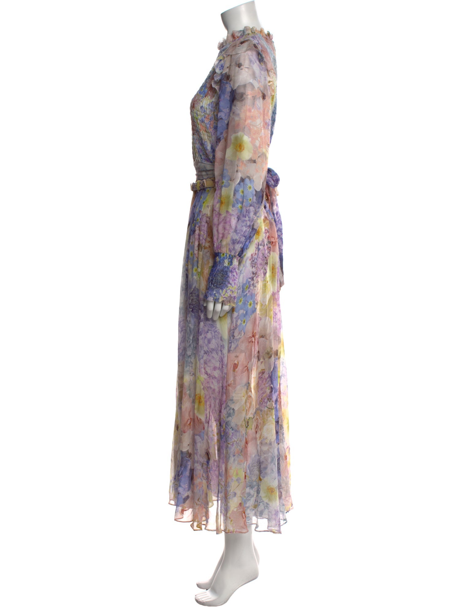 Zimmermann Floral Print Long Dress