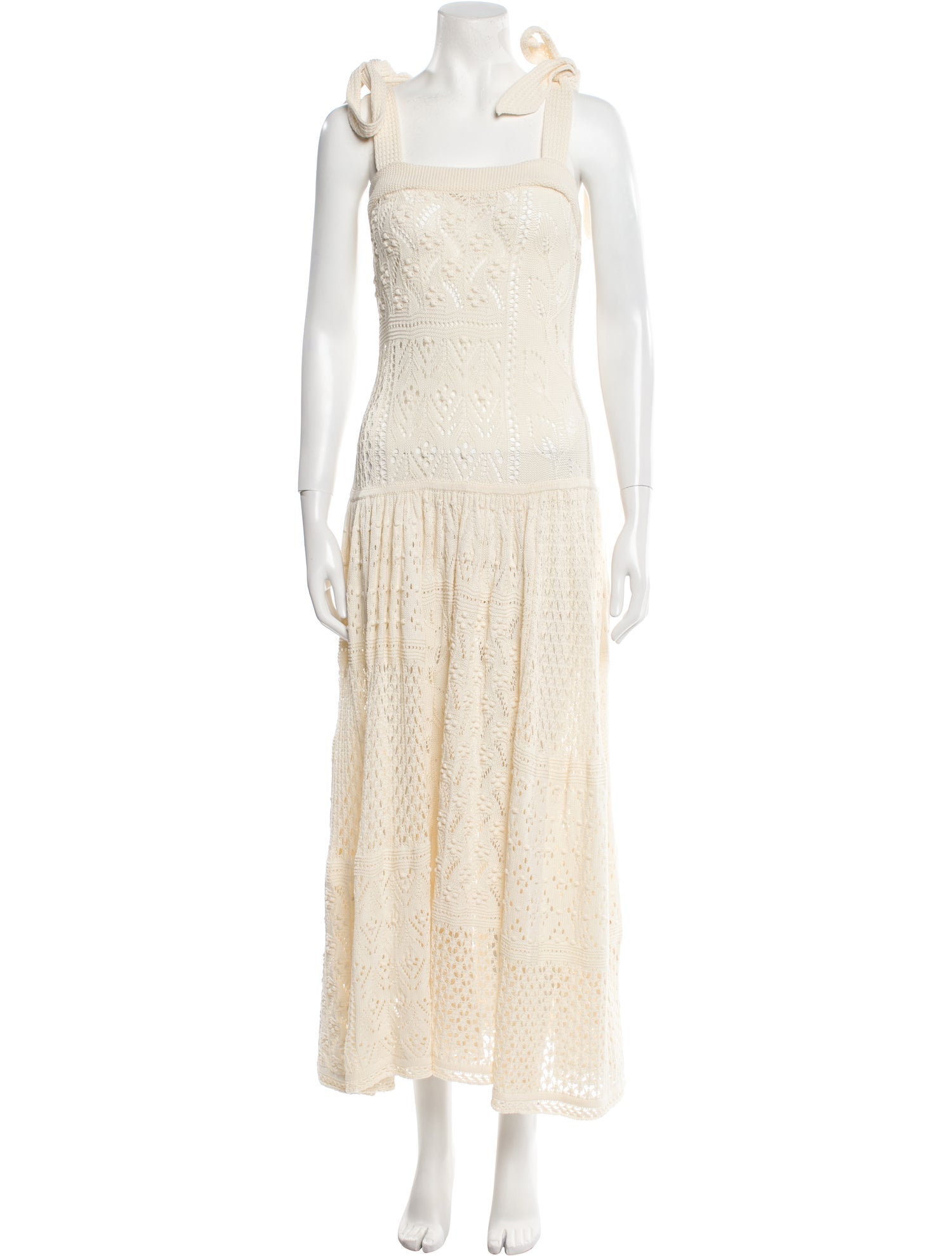Zimmermann Lace Pattern Midi Length Dress