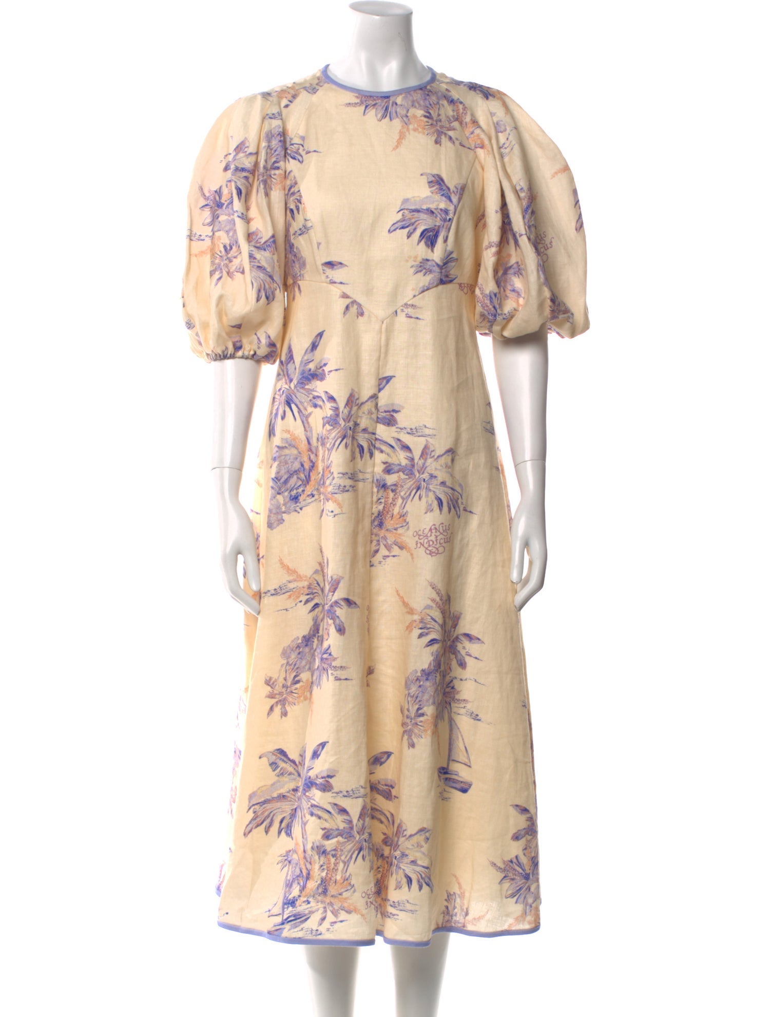 Zimmermann Linen Midi Length Dress