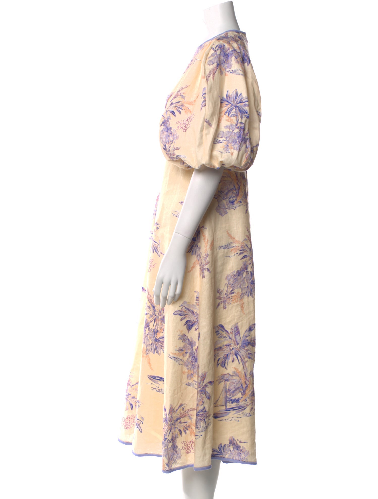 Zimmermann Linen Midi Length Dress