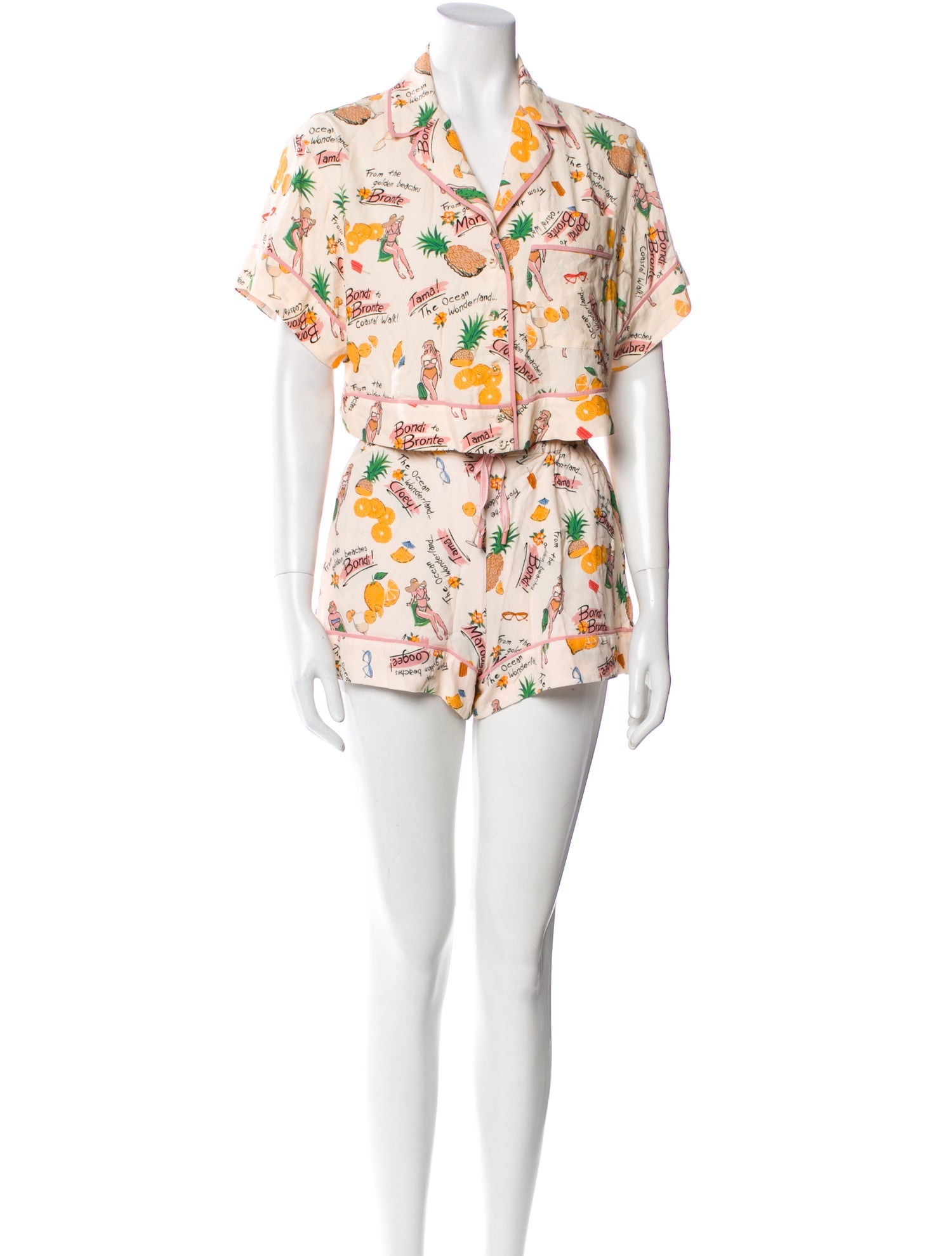 Zimmermann Printed Pajamas