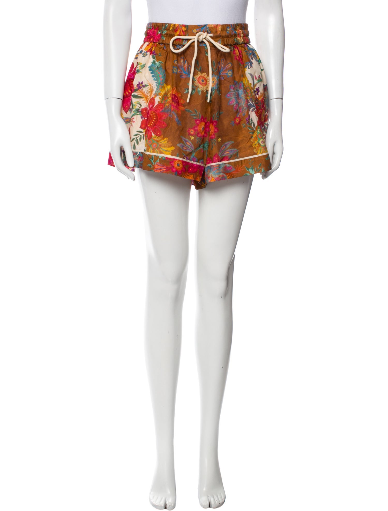 Zimmermann Silk Mini Shorts