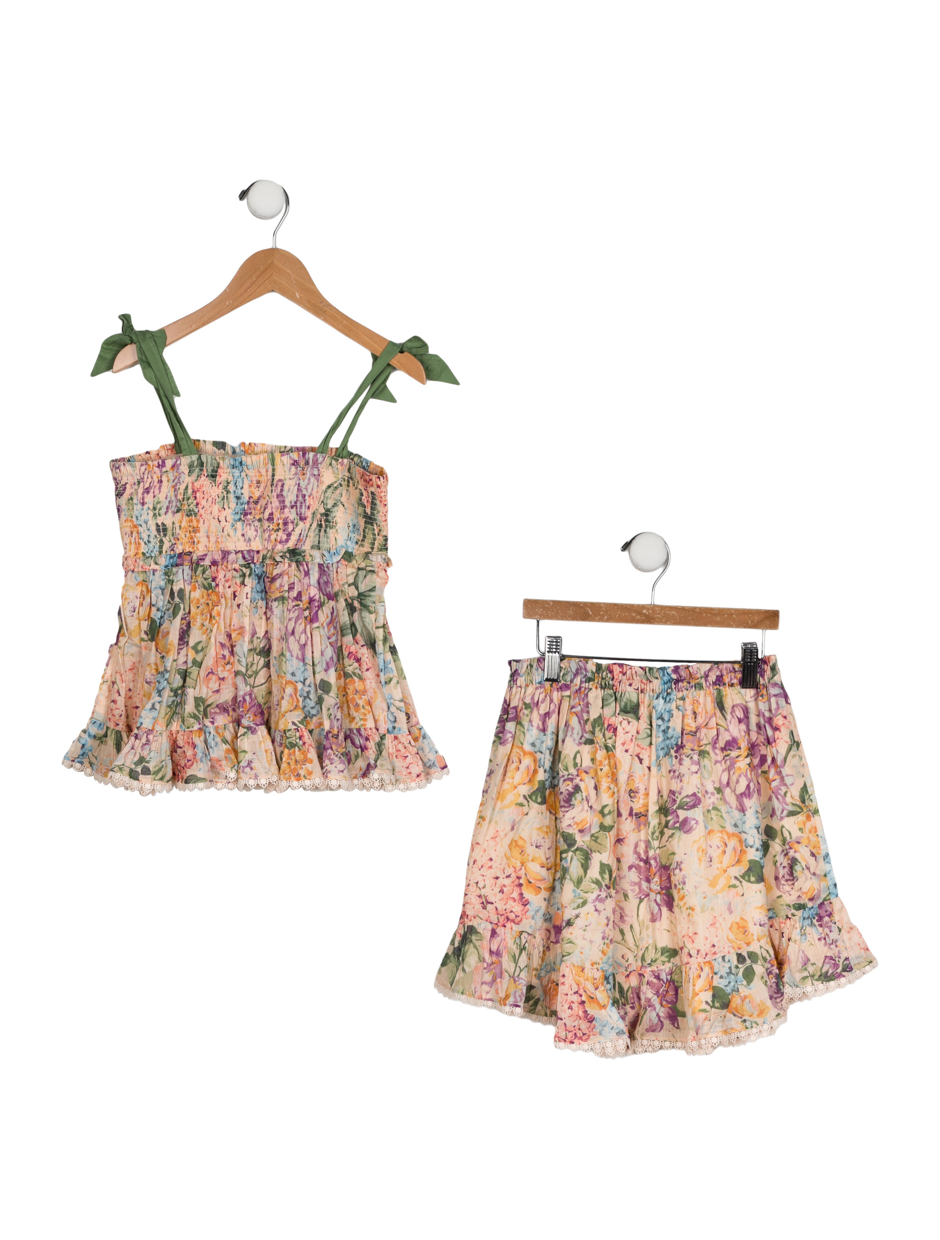Zimmermann Girls' Printed Skirt Set