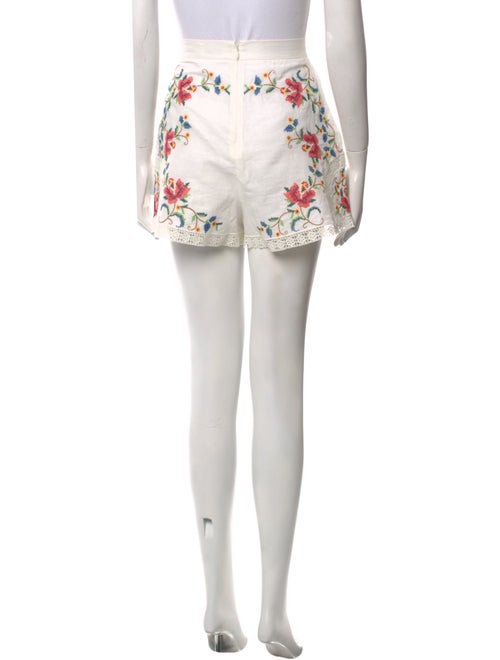 Zimmermann Linen Mini Shorts