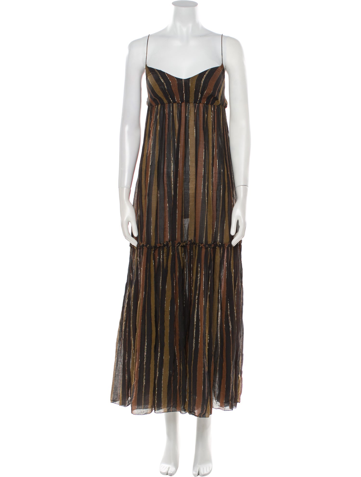 Zimmermann Striped Knee-Length Dress