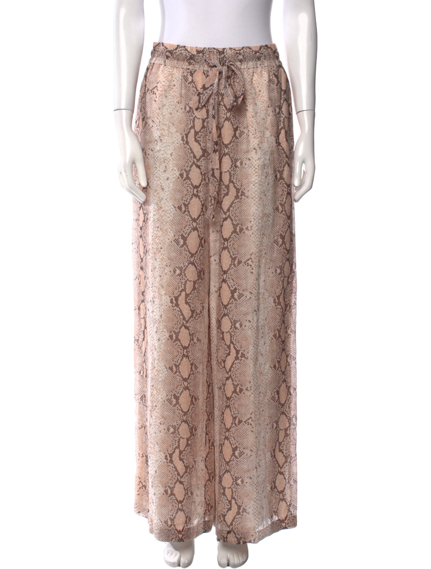 Zimmermann Animal Print Wide Leg Pants