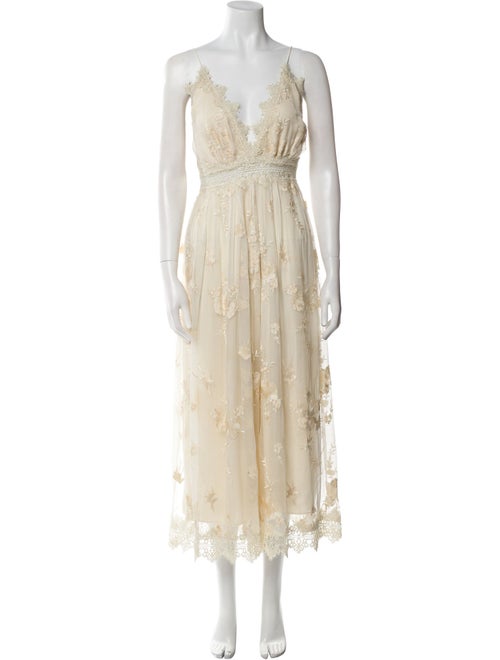 Zimmermann Silk Lace Pattern Jumpsuit