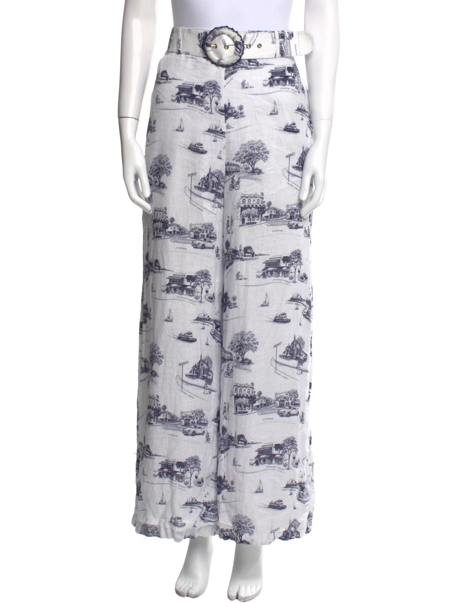 Zimmermann Linen Wide Leg Pants