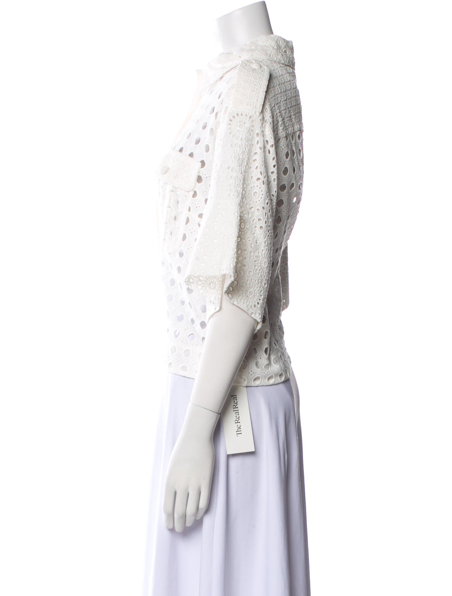 Zimmermann Short Sleeve Crop Top w/ Tags