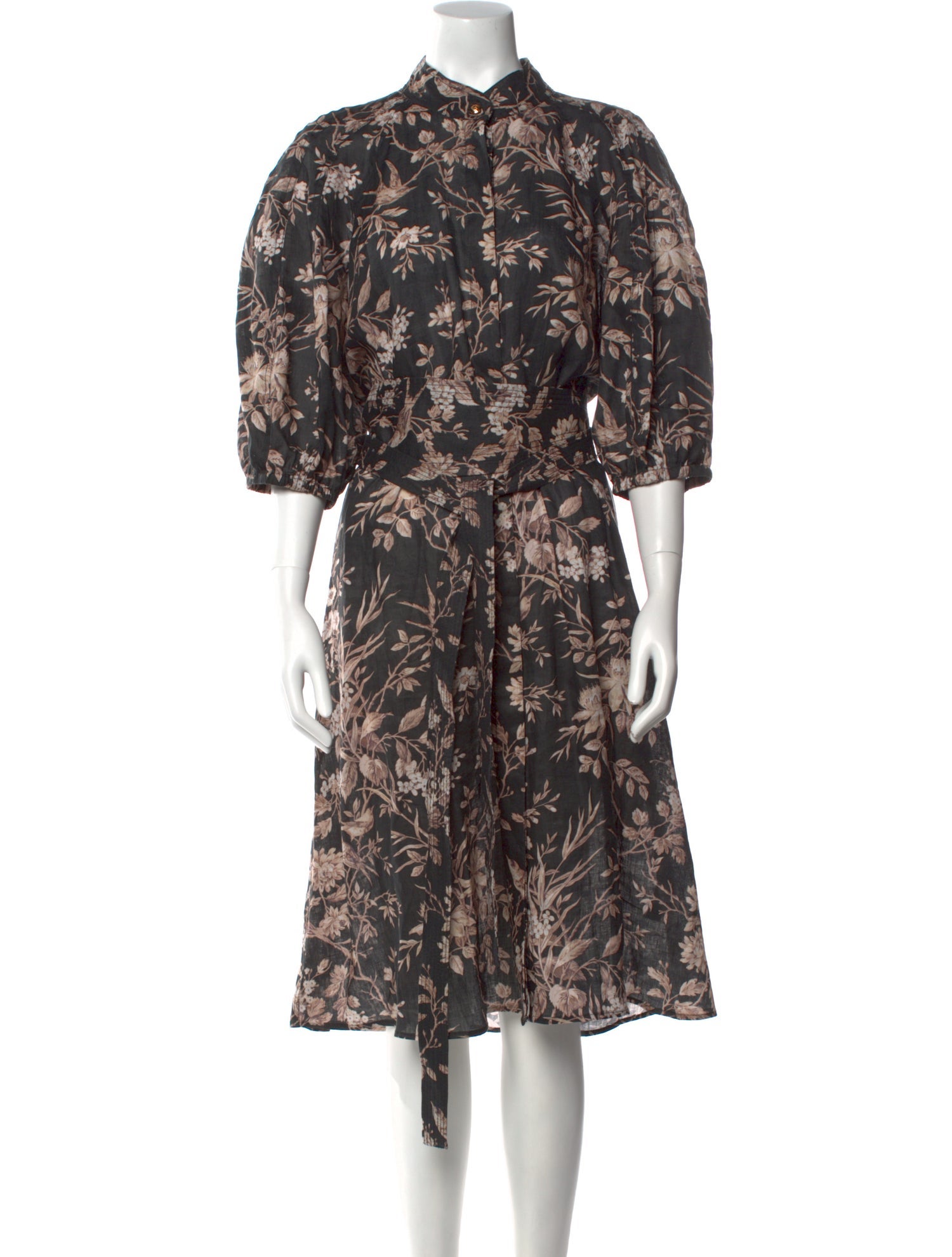 Zimmermann Linen Midi Length Dress