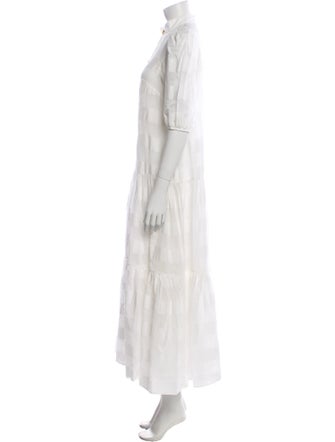 Zimmermann Mock Neck Long Dress