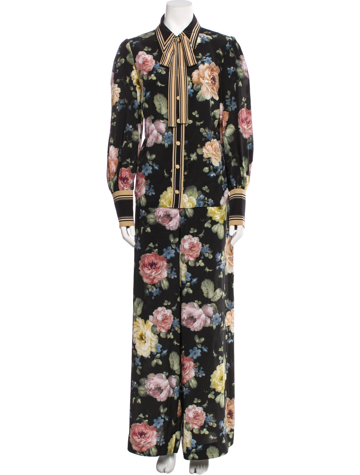 Zimmermann Silk Floral Print Pant Set