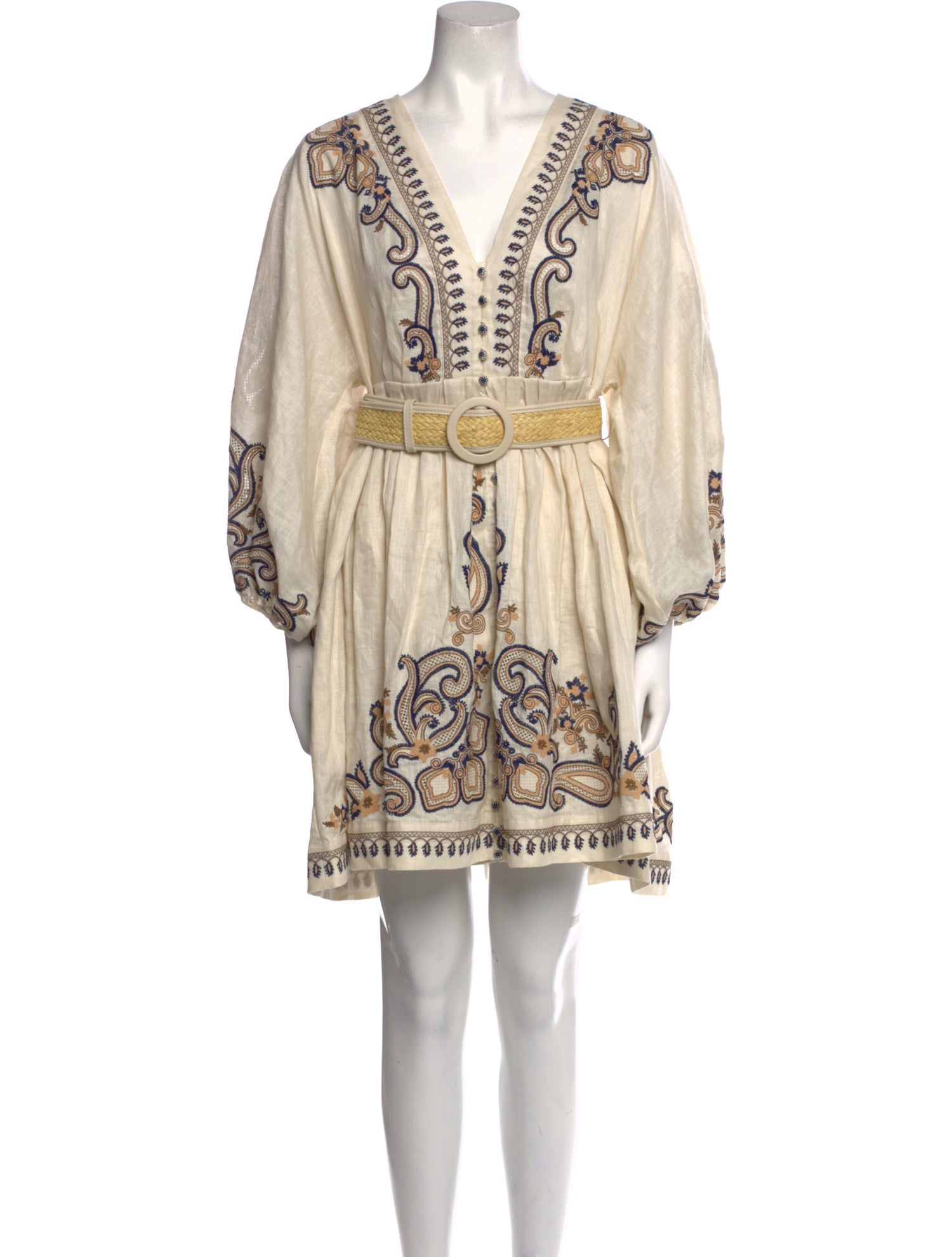 Zimmermann Linen Mini Dress