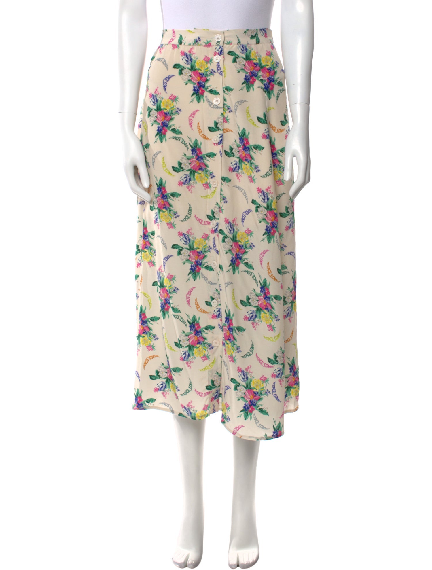 Zimmermann Linen Midi Length Skirt